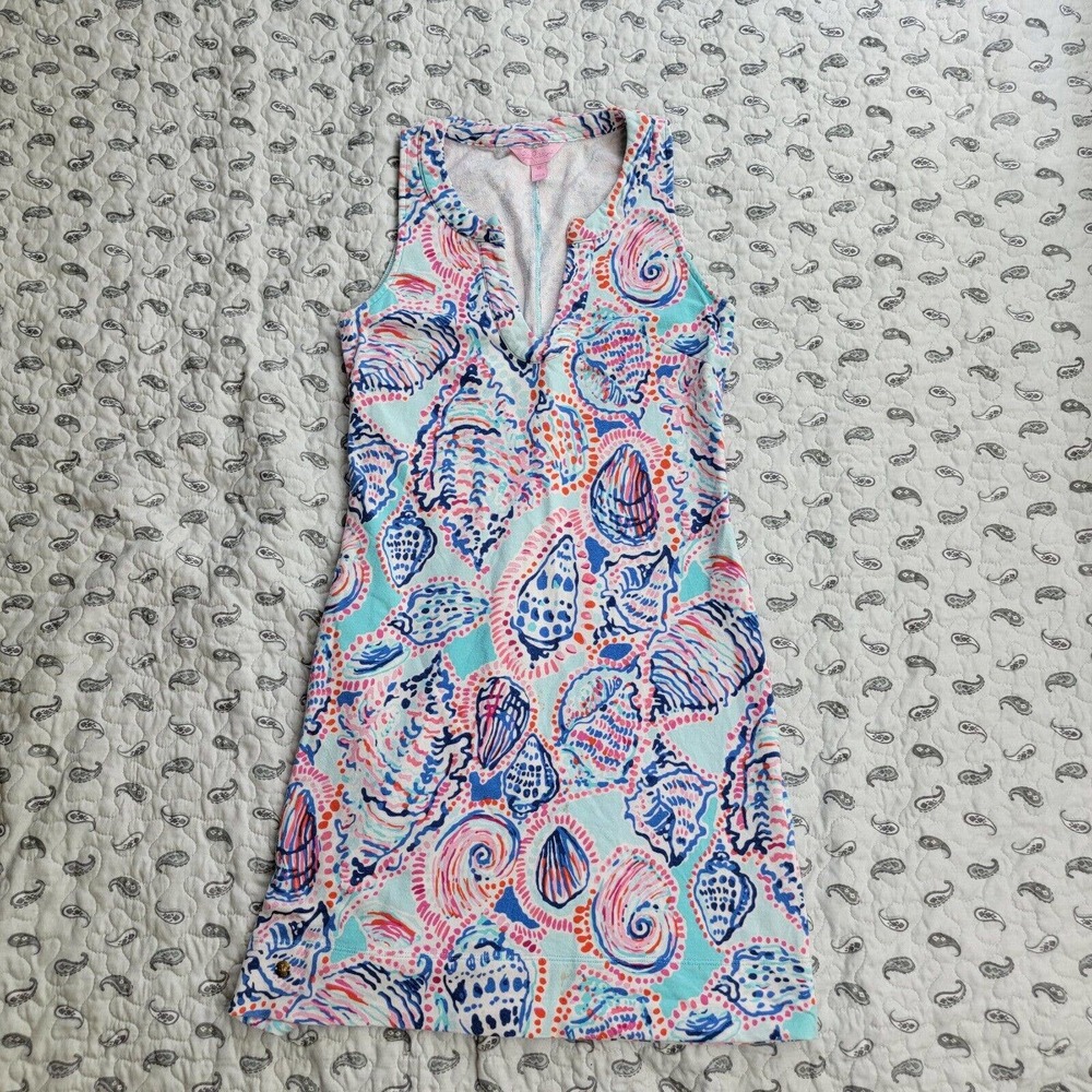 Lilly Pulitzer Womens XS Estrada Shell Me‎ About It dress
